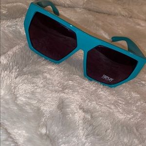 Quay Australia Turquoise Sunglasses
